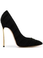 Casadei Classic Pleated Pumps - Black