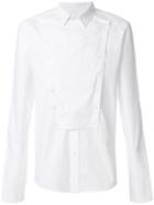Balmain Classic Bib Shirt - White