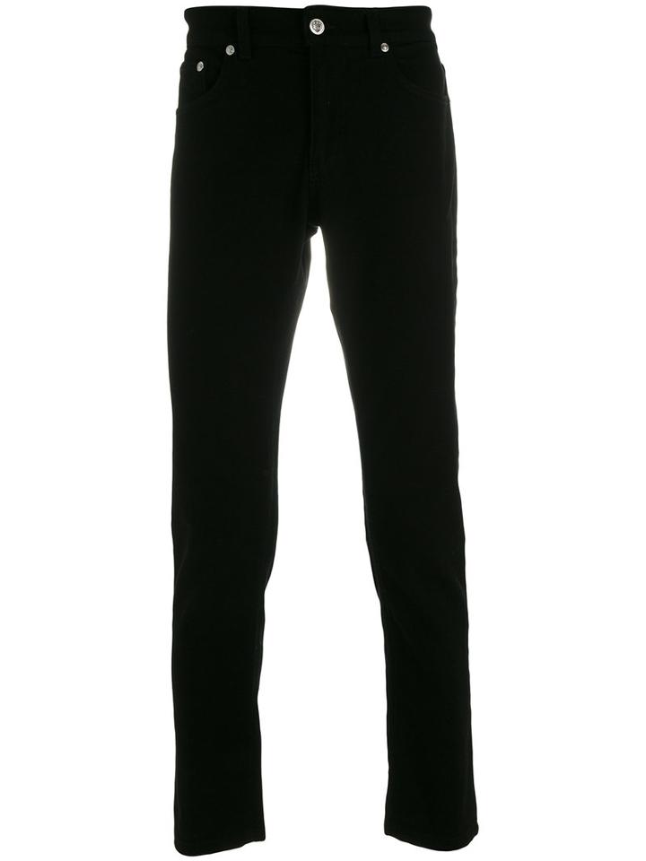 Versus - Skinny Pants - Men - Cotton/polyester/spandex/elastane - 30, Black, Cotton/polyester/spandex/elastane