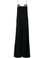 Stella Mccartney Lace Trimmed Jumpsuit - Black