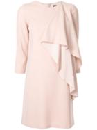 Paule Ka Draped Shift Dress - Pink