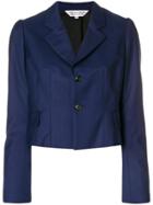 Comme Des Garçons Comme Des Garçons Pinstriped Blazer - Blue