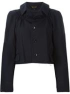Comme Des Garçons Vintage Cropped Jacket, Women's, Size: Medium, Blue