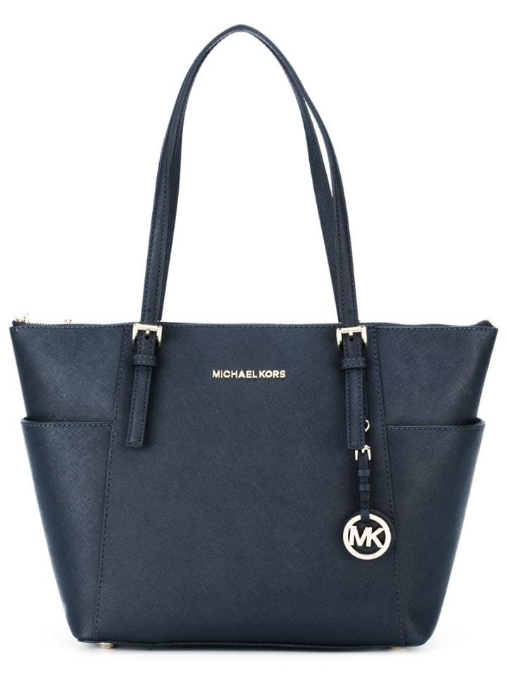 Michael Michael Kors Jet Set Top-zip Tote - Blue