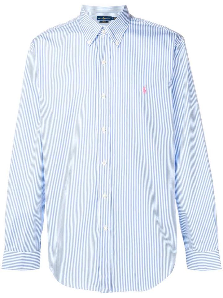 Polo Ralph Lauren Striped Button-up Shirt - Blue