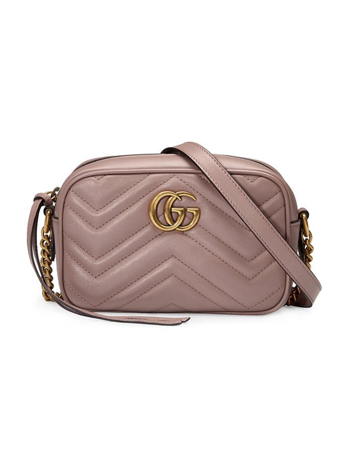 Gucci Gg Marmont Matelassé Mini Bag - Nude & Neutrals