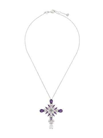 Pasquale Bruni 18kt White Gold Ghirlanda Diamond, Amethyst And Quartz