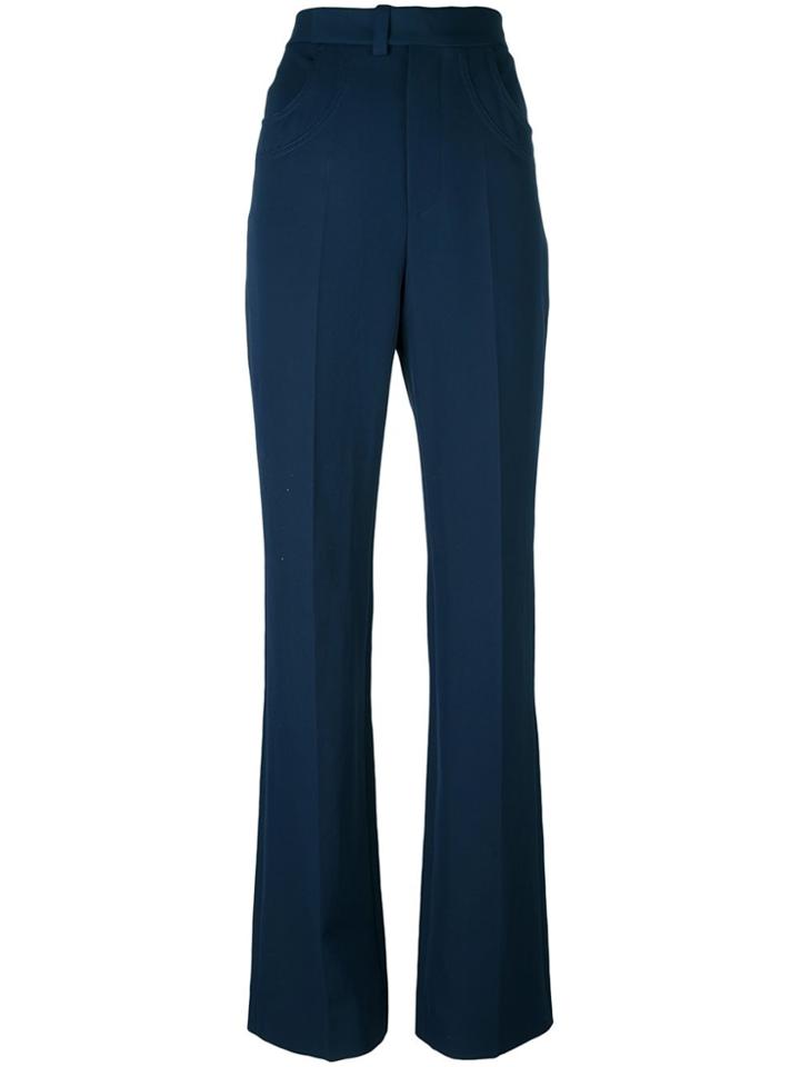 Maison Margiela Flared Trousers - Blue