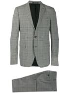 Tagliatore Prince Of Wales Check Suit - Grey