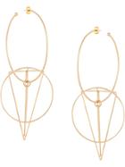 Mercedes Salazar Geometric Shape Earrings - Gold