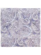 Pal Zileri Printed Scarf - Pink & Purple