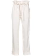 Theory Drawstring Flared Pants - White