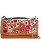 Red Valentino Floral Embellishments Shoulder Bag