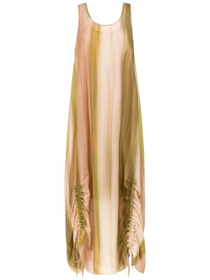 Mara Mac Printed Midi Dress - Neutrals