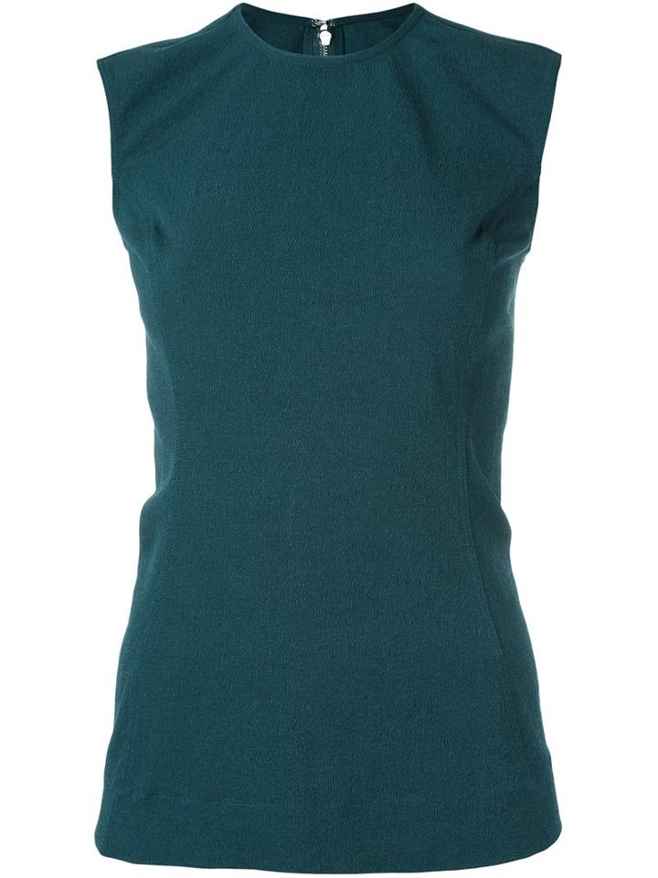 Rick Owens Sleeveless Top, Women's, Size: 44, Green, Cotton/viscose/spandex/elastane