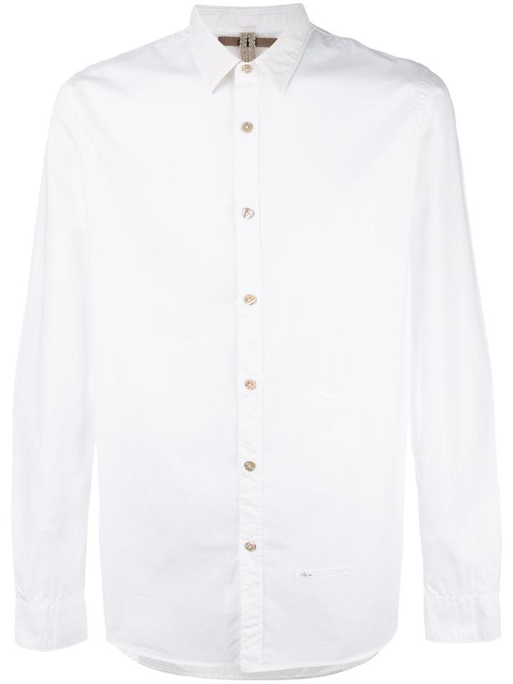 Dnl Welt Pocket Shirt - White