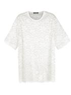 À La Garçonne Oversized Lace T-shirt - White