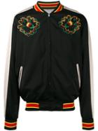 Stella Mccartney Nice One Bomber Jacket, Men's, Size: 44, Black, Cotton/viscose/polyamide/silk