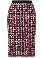 20:52 Tweed Midi Skirt - Red