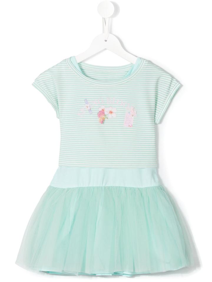 Lapin House - Tulle Skirt Dress - Kids - Cotton/polyamide/spandex/elastane - 3 Yrs, Toddler Girl's, Green