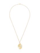 Yvonne Léon 18kt Yellow Gold And Diamond Sunset Charm Necklace -