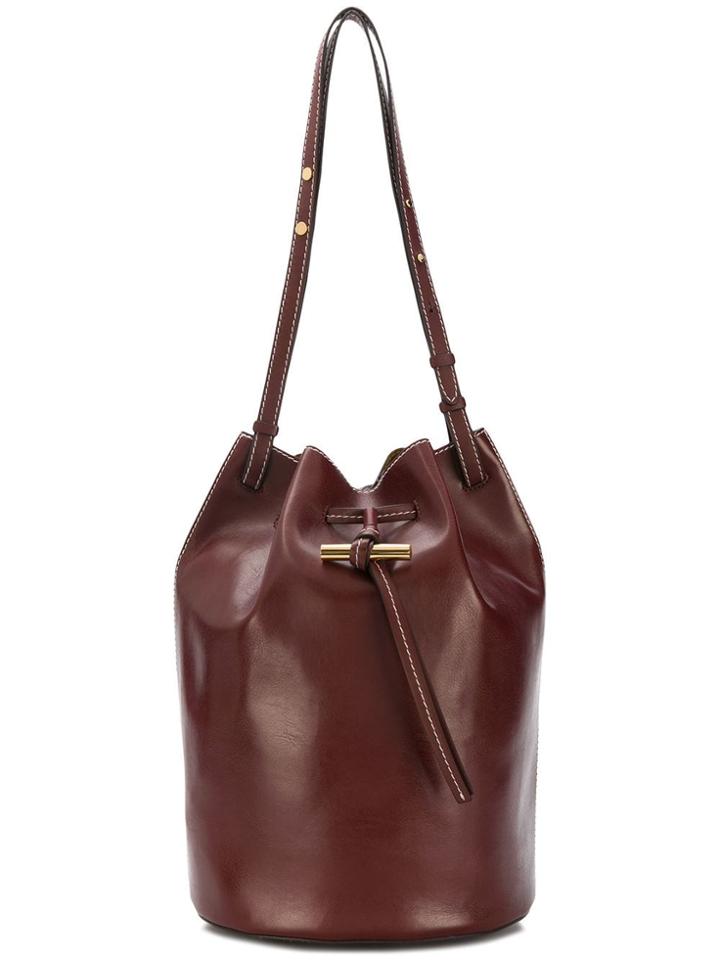 Stella Mccartney Drawstring Bucket Bag - Red