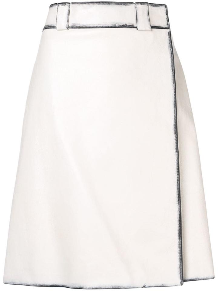 Prada A-line Skirt - White