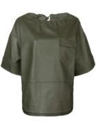 Golden Goose Short-sleeve Oversized Top - Green