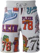 Philipp Plein - Print Jogging Shorts - Men - Cotton - S, Grey, Cotton