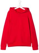 Tommy Hilfiger Junior Logo Embossed Hoodie - Red