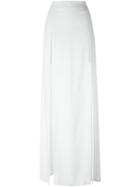 Chalayan - Long Split Skirt - Women - Acetate/viscose - 40, White, Acetate/viscose