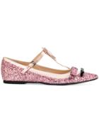 No21 Glitter Ballerinas - Pink & Purple