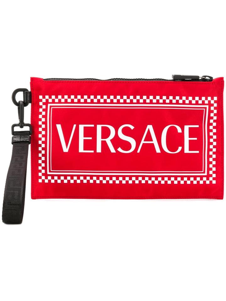Versace Versace Dp84725dnyver Kr3bn Furs & Skins->leather - Red