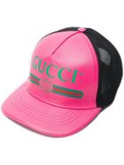 Gucci Front Logo Hat - Pink & Purple