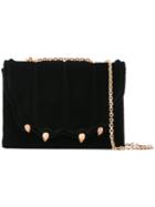 Marco De Vincenzo Paw Detail Crossbody Bag, Women's, Black