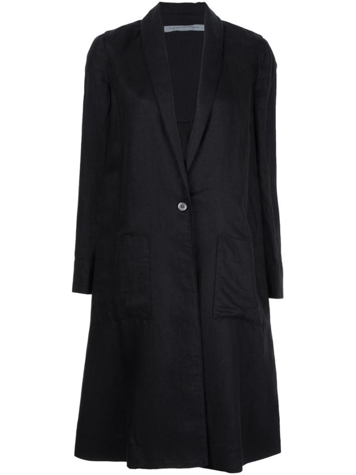 Raquel Allegra Single Breasted Midi Coat