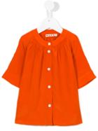 Marni Kids Cropped Sleeves Shirt, Girl's, Size: 10 Yrs, Yellow/orange