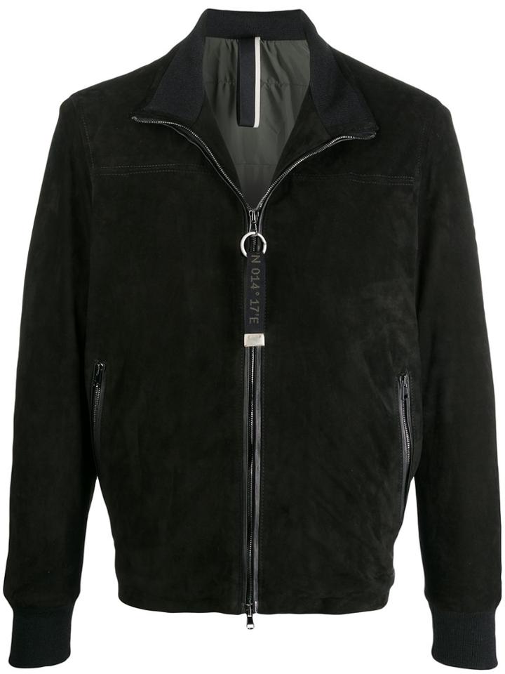 Low Brand Zip-front Jacket - Black