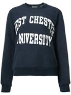Re/done West Chester University Sweatshirt, Women's, Size: Medium/large, Blue, Polyester/cotton