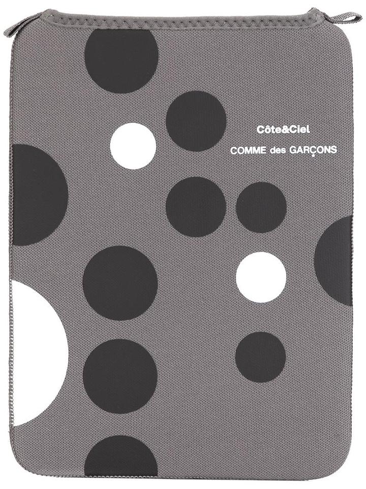 Comme Des Garçons Wallet 'côte & Ciel' Ipad Bag, Adult Unisex, Grey