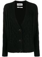 Essentiel Antwerp Knitted Button Cardigan - Black