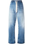 Off-white Loose Fit Jeans, Women's, Size: 25, Blue, Cotton