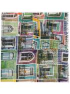 Faliero Sarti Window Print Scarf - Black