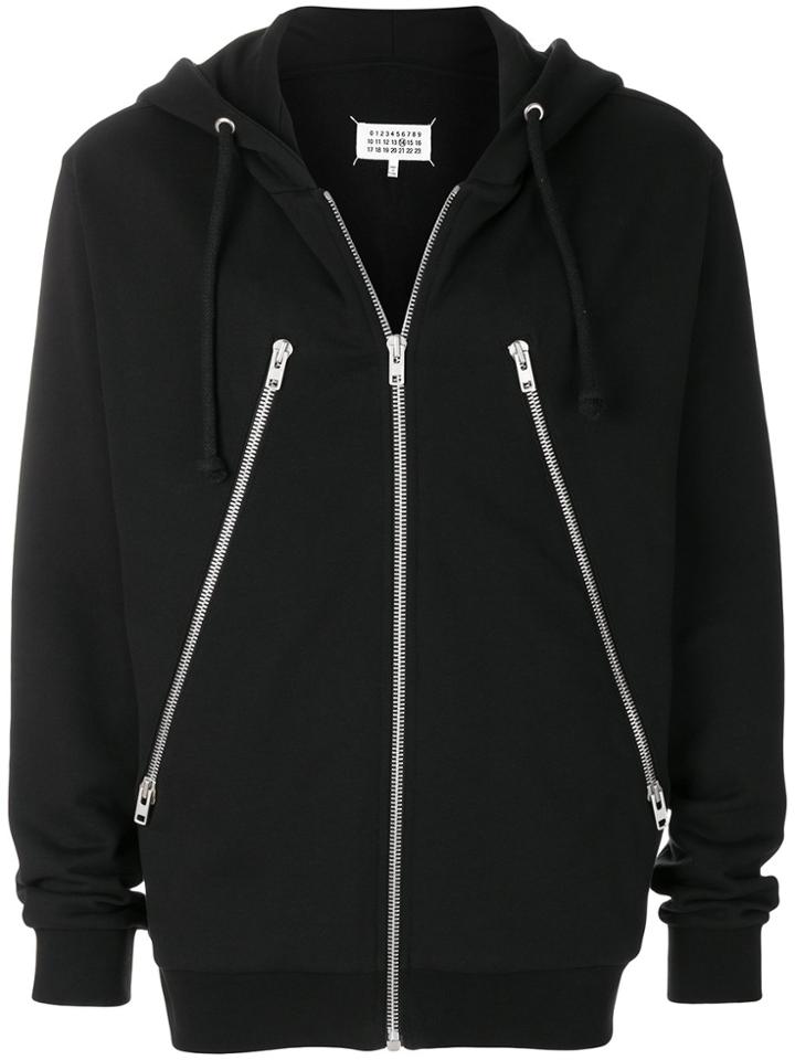 Maison Margiela Hooded Zip Jacket - Black
