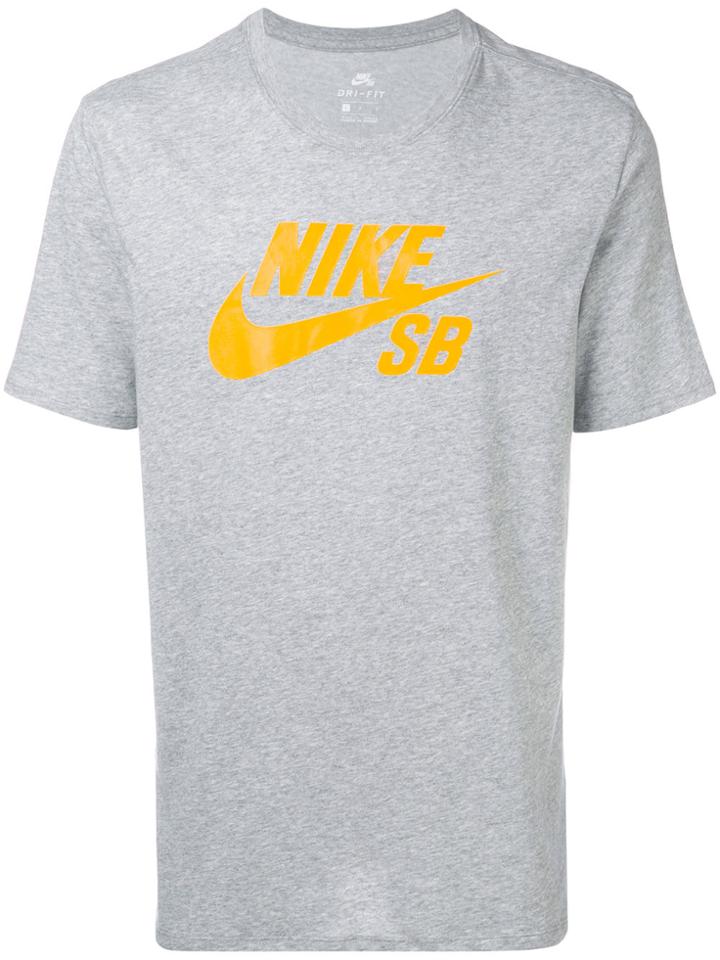 Nike Front Logo T-shirt - Grey