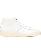 Adidas Originals Superstar Hi-top Sneakers, Men's, Size: 6.5, White, Leather/rubber
