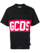 Gcds Logo Band T-shirt - Black
