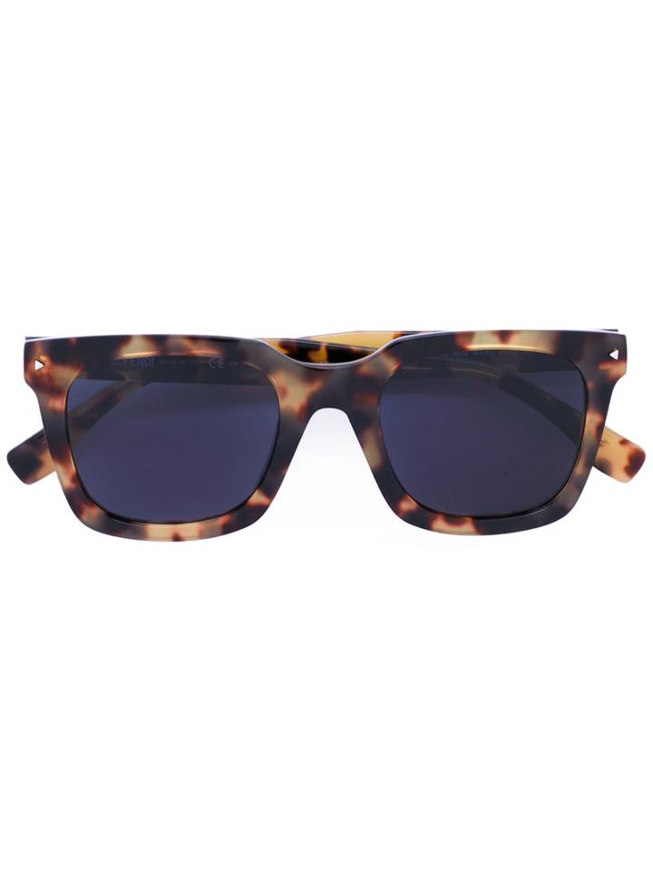Fendi - Sun Fun Sunglasses - Men - Acetate - One Size, Yellow/orange, Acetate