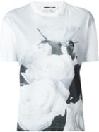 Mcq Alexander Mcqueen Rose Print T-shirt