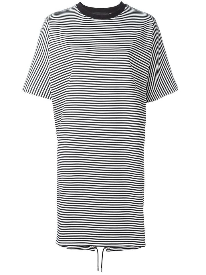 Diesel Black Gold Striped Dress, Women's, Size: Xs, Cotton/spandex/elastane/nylon